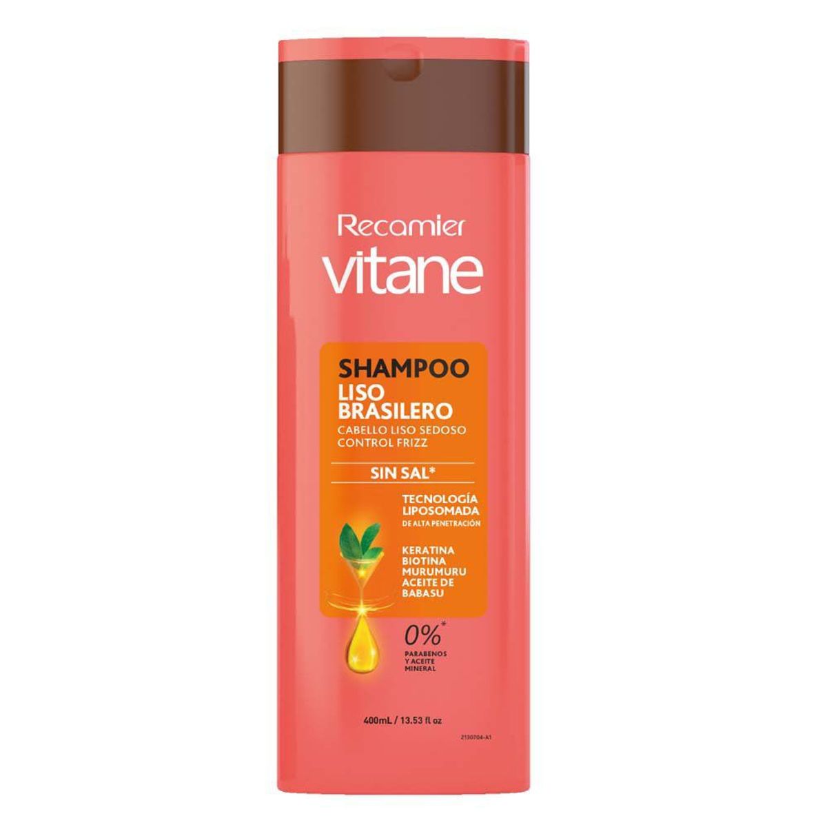 VITANE - Shampoo Vitane Liso Brasileño Envase 400 mL