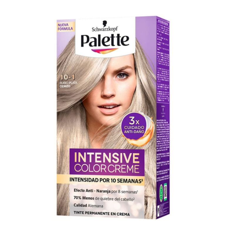 PALETTE COLOR CREAM - Tinte Palette Color Cream 10-1 Rubio Plata Cenizo