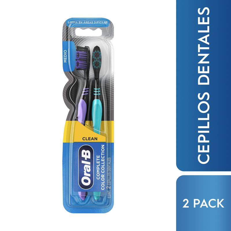 ORAL B - Cepillo Dental Oral B Complete Color Collection Pack 2 Und