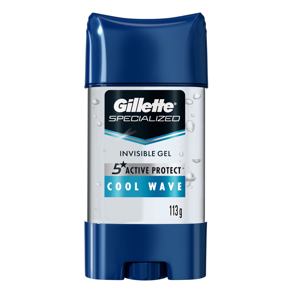 GILLETTE - Antitranspirante en Gel Gillette Clear Gel Cool Wave Envase 113 g