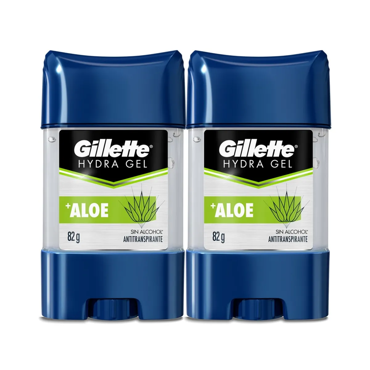GILLETTE - Gel Antitranspirante Gillette Hydra Gel Aloe Barra Empaque 2 Und