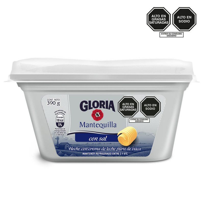 GLORIA - Mantequilla Gloria Pote 390 g