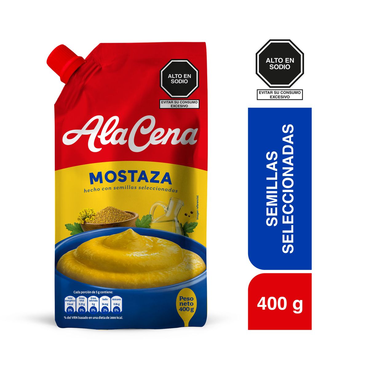 ALACENA - Mostaza Alacena Doypack 400 g