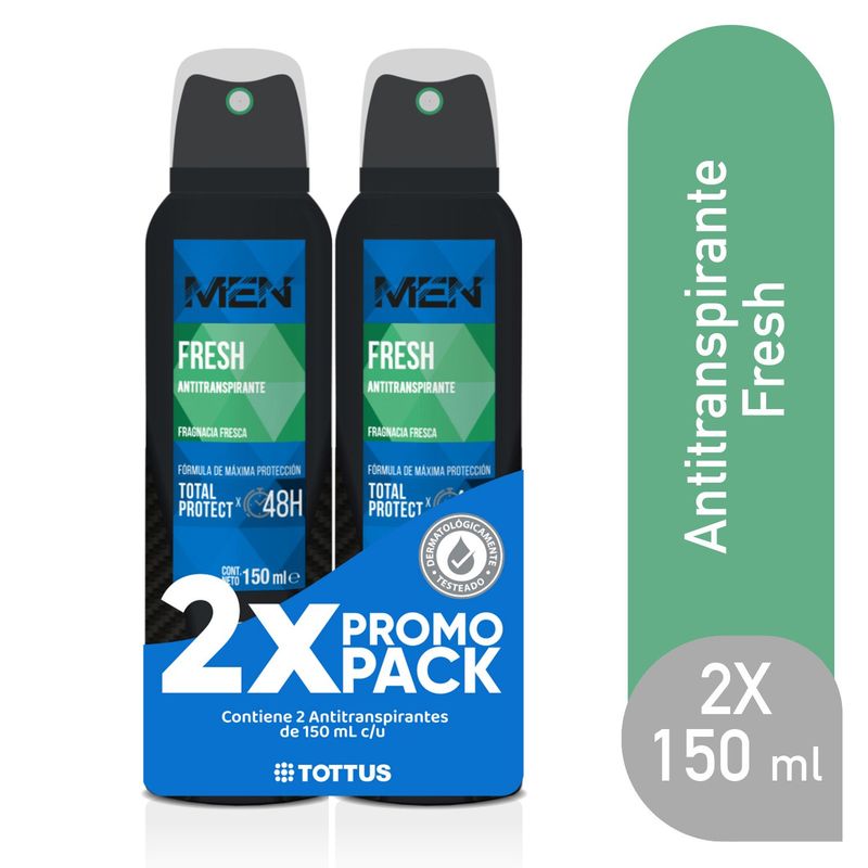 TOTTUS - Packx2 Antitrans Homb Fresh 150mL