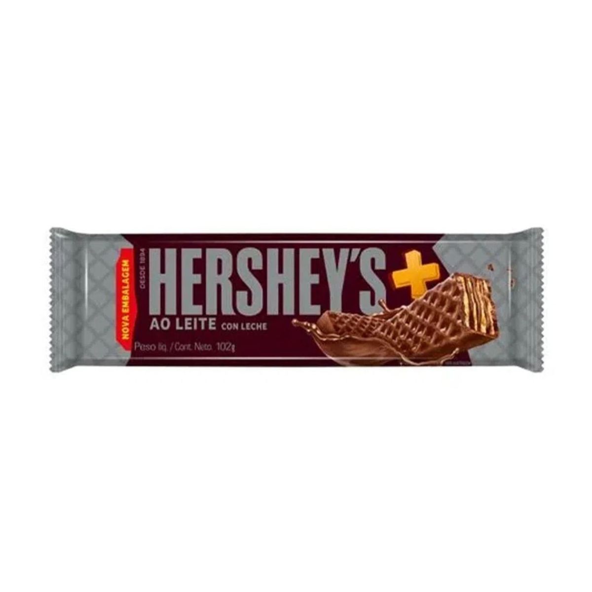 HERSHEYS - Wafer Hersheys Chocolate Bolsa 102 g
