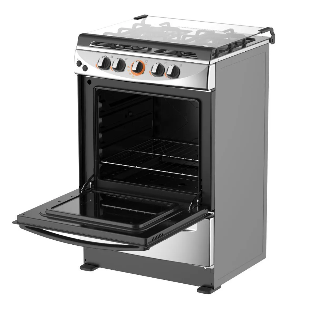 OSTER - Cocina a Gas de 24 Pulgadas Gris