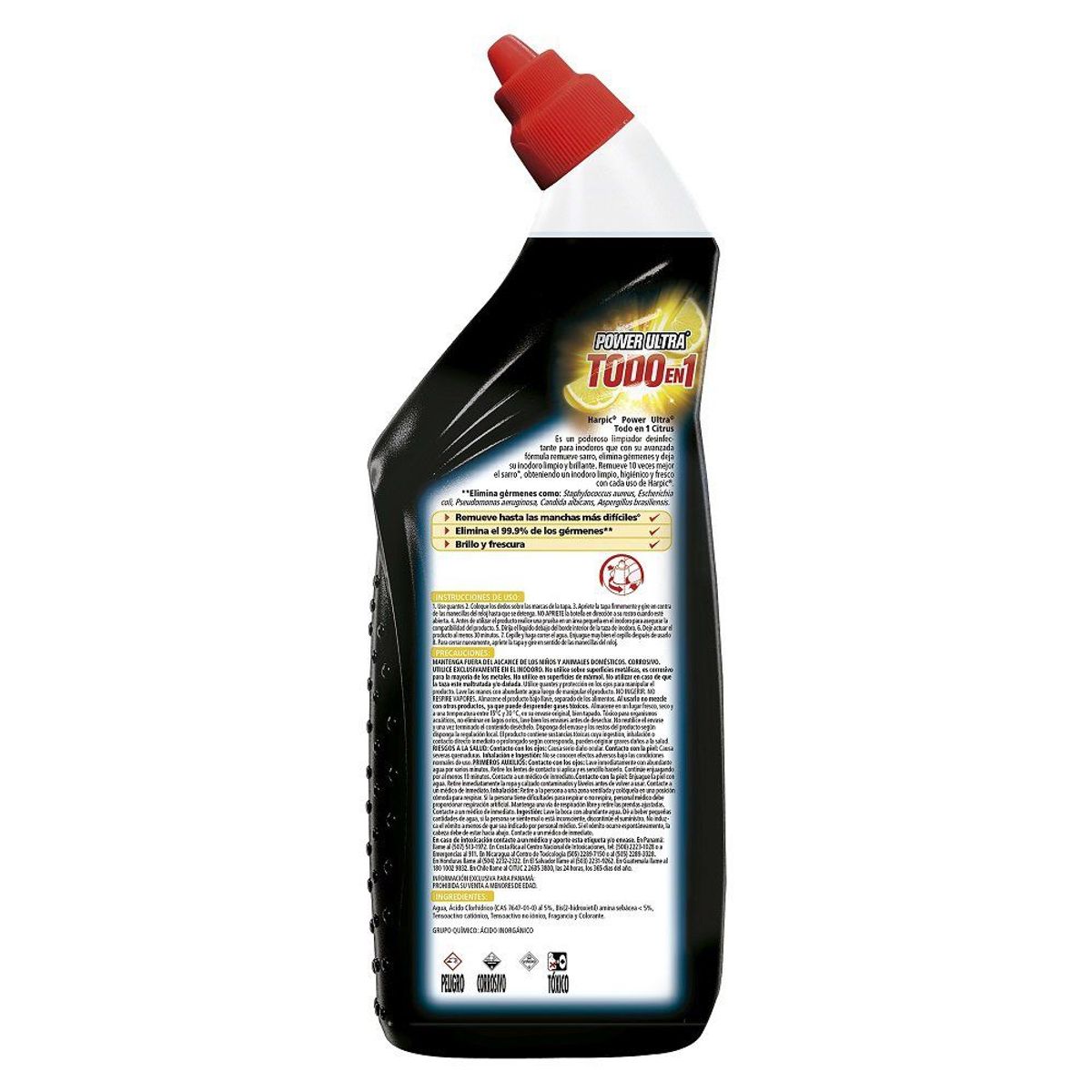 HARPIC - Limpiador de Inodoro Harpic Power Ultra Citrus Envase 750 mL