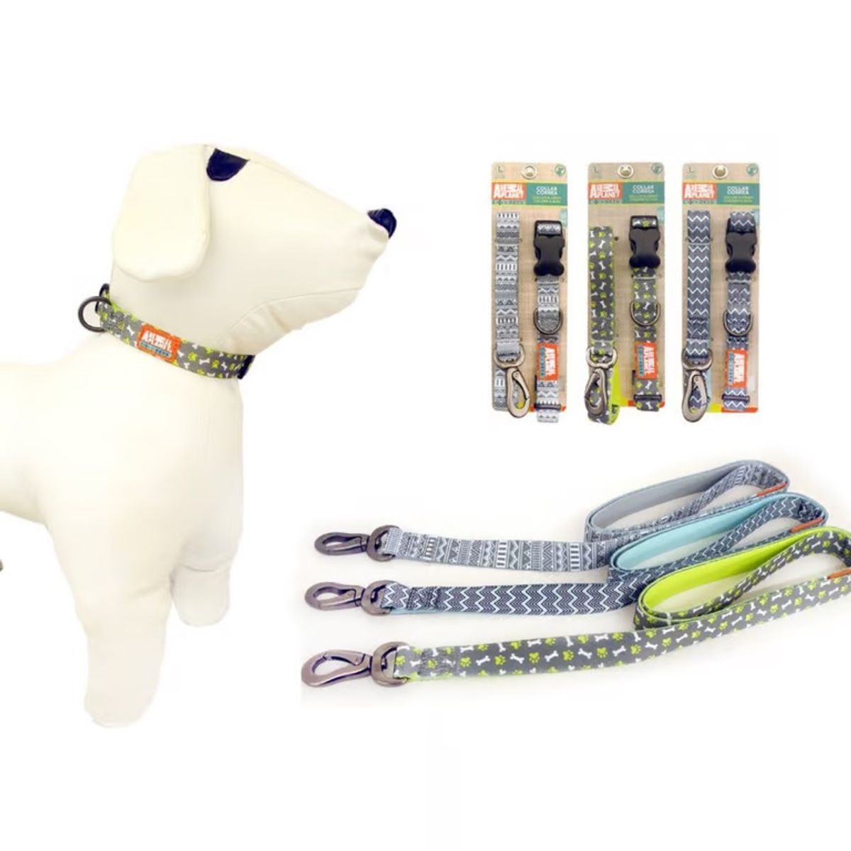FINA STAMPA - Arnés de Cuero para Mascota Fina Stampa Talla M