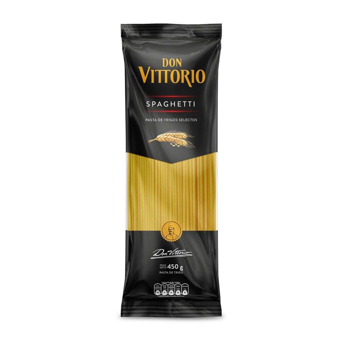 DON VITTORIO - Fideos Trigo Don Vittorio Fideos Spaghetti 450 g