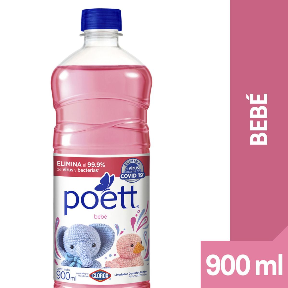 POETT - Limpiador Poett Bebé Botella 900 mL
