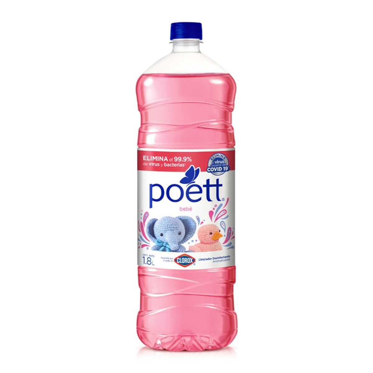POETT - Limpiador Poett Bebé Botella 1.8 L