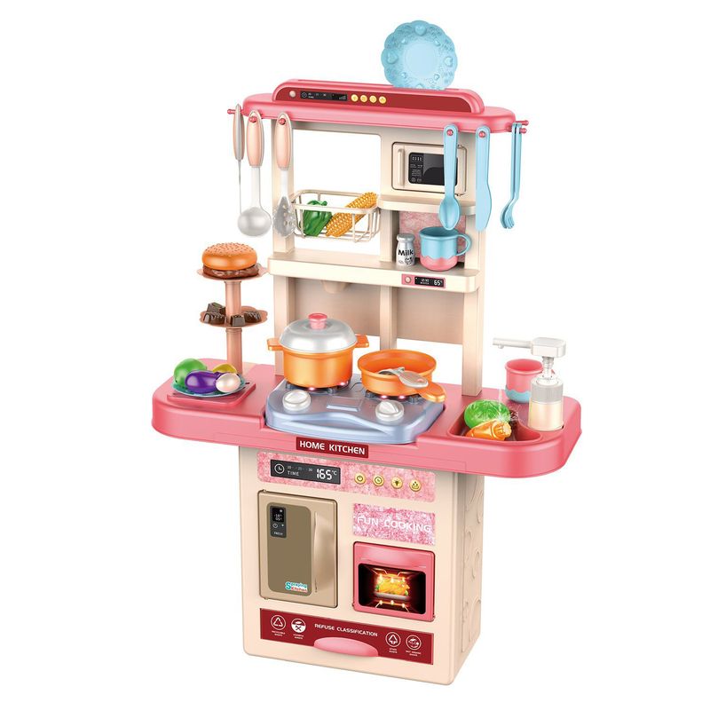 BANA - COCINA ROSA LYS ACCESORIOS 57 PZAS