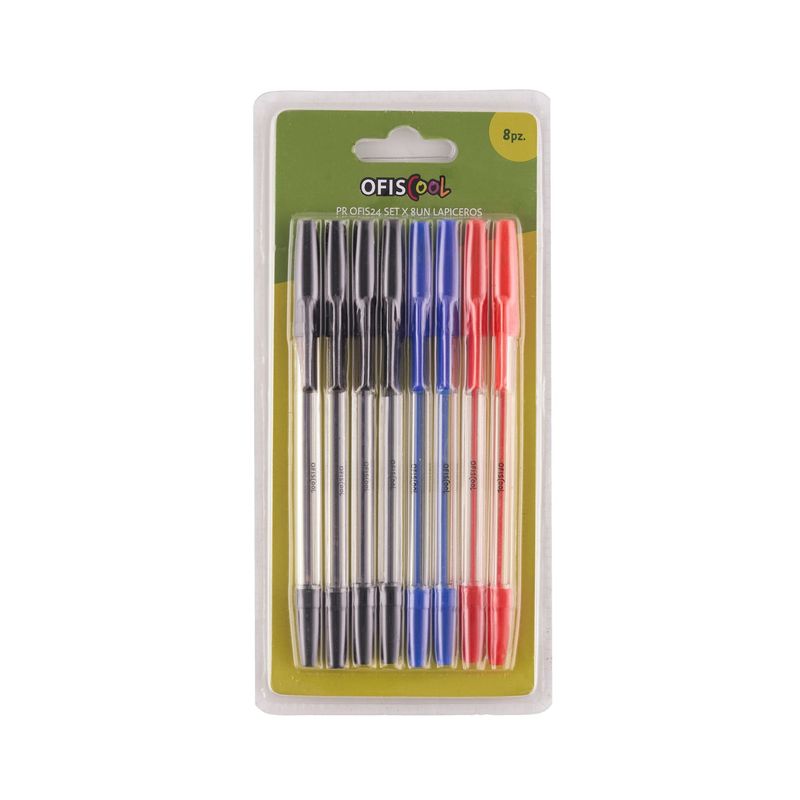 OFISCOOL - Pr Ofis23 Set X8Un Lapiceros