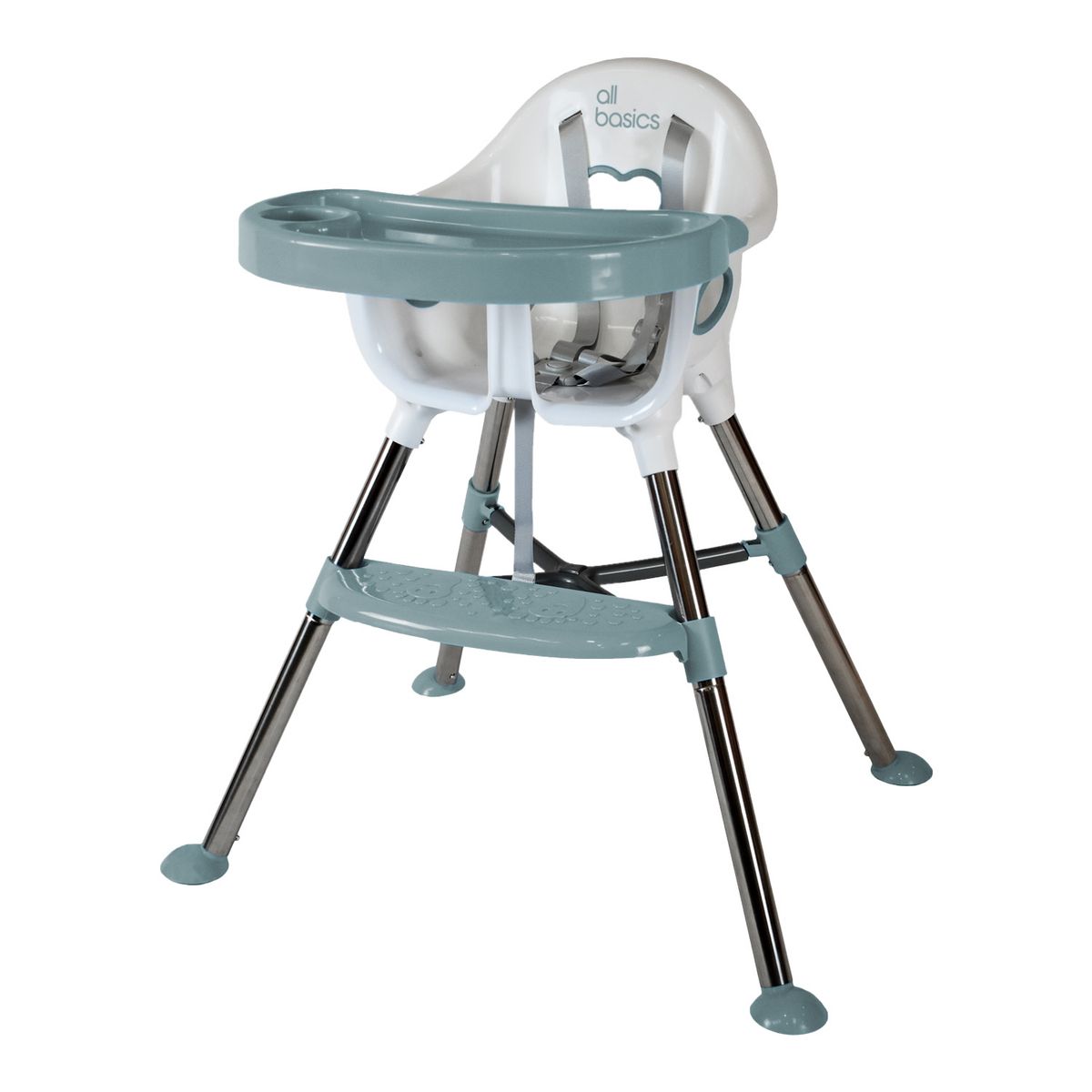 ALL BASICS - Silla de Comer 3 en 1 Gris