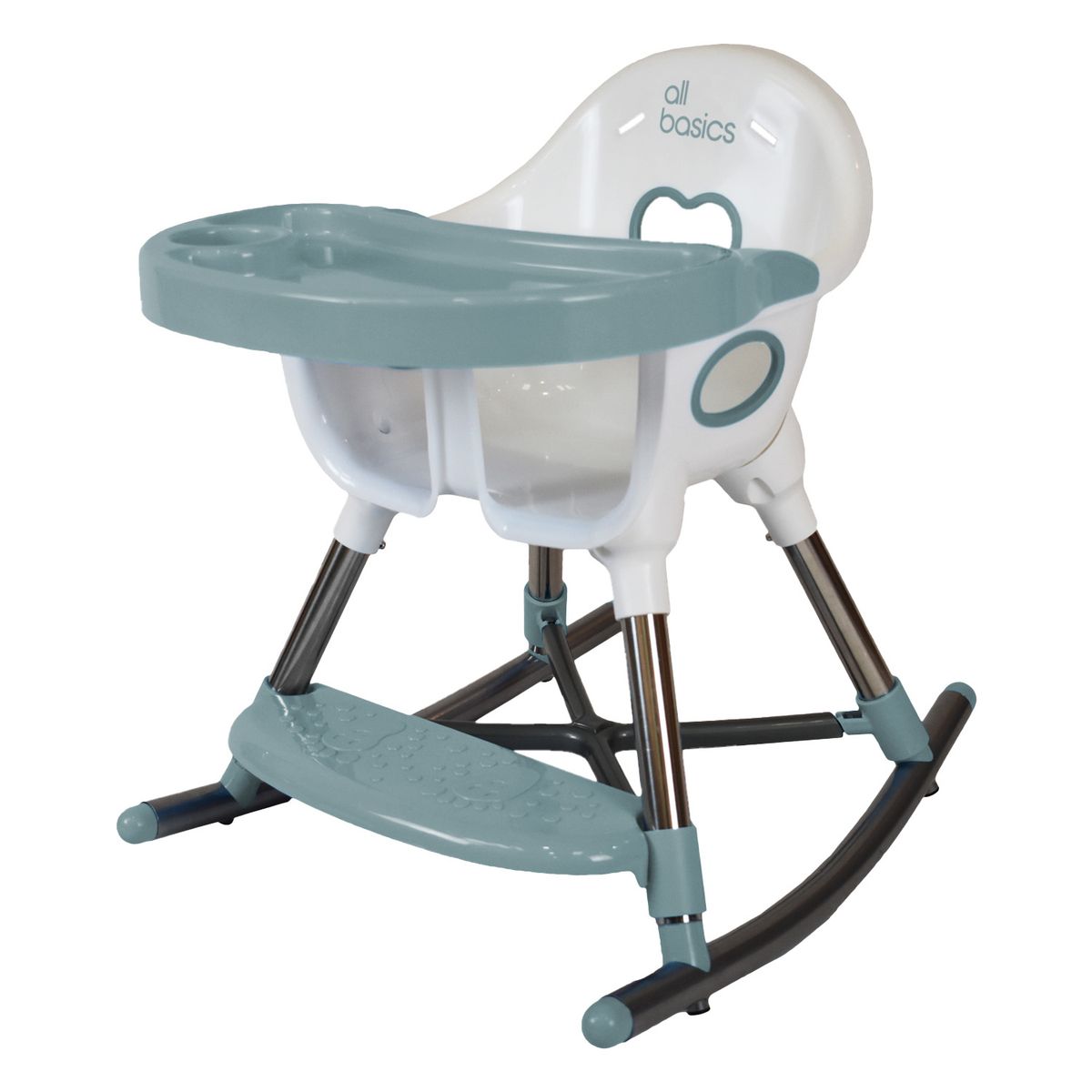 ALL BASICS - Silla de Comer 3 en 1 Gris