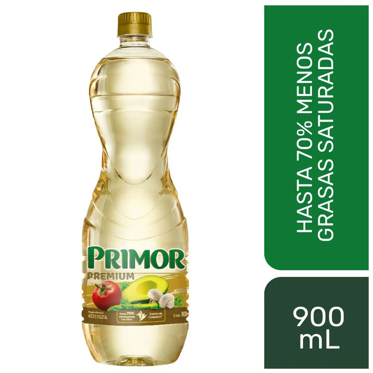 PRIMOR - Aceite Vegetal Primor Premium Botella 900 mL