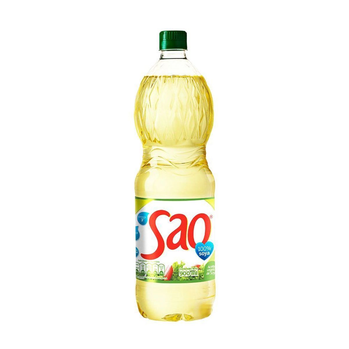 SAO - Aceite Vegetal Soya Sao Botella 900 mL