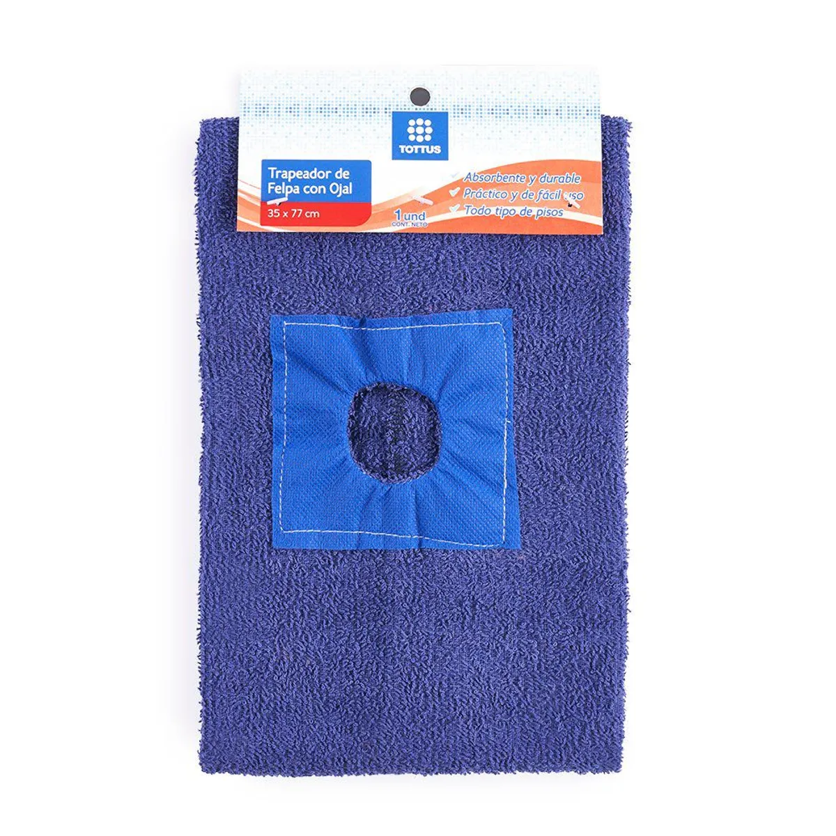TOTTUS - Trapeador de Felpa Tottus con Ojal 45x77cm