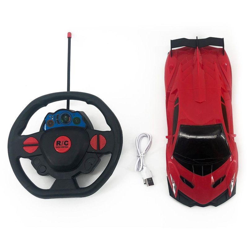 Rc Auto con Control de Timón 27 cm Tottus Perú