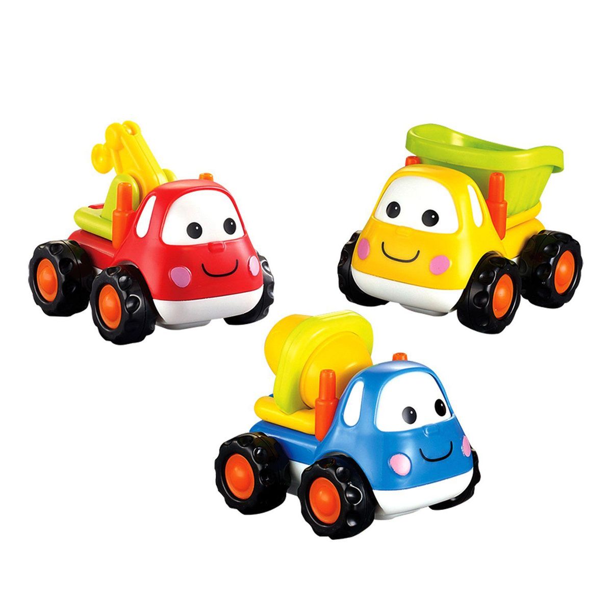 INFANTY TOYS - Set de Camiones Preescolares x3 Unidades