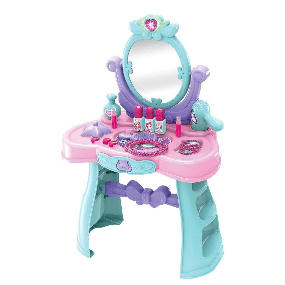 KIDS'N PLAY - Mesa Vanity con Lys 15 Accesorios