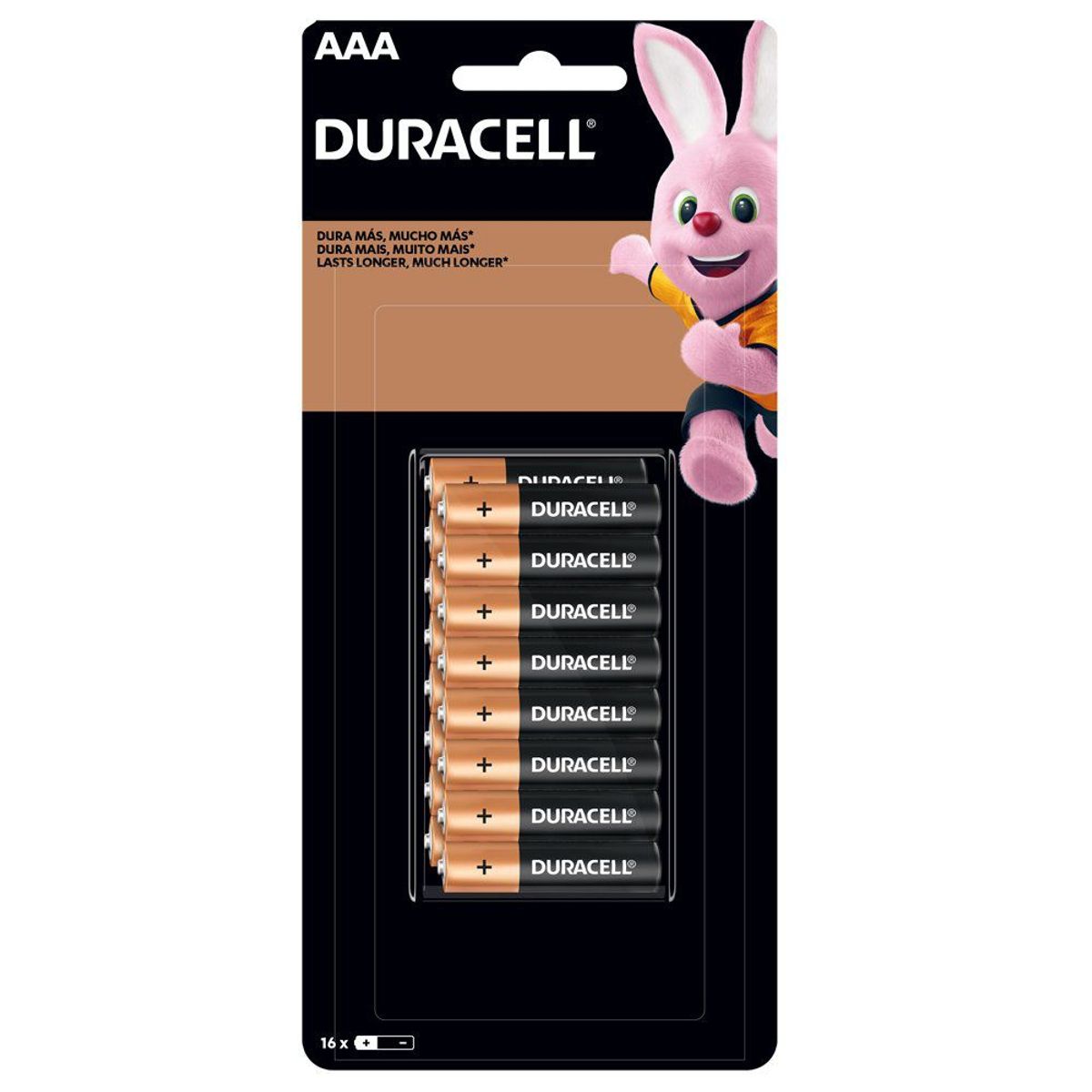 DURACELL - Pila Duracell Alcalina Aaa 16 Unidades