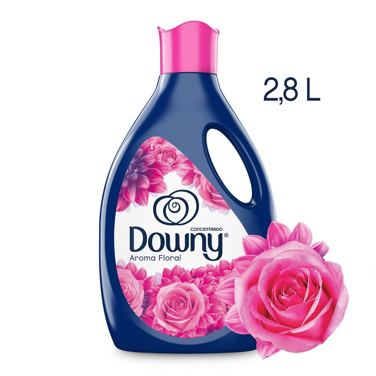 DOWNY - Suavizante Downy Concentrado 5 en 1 Floral Botella 2.8 L