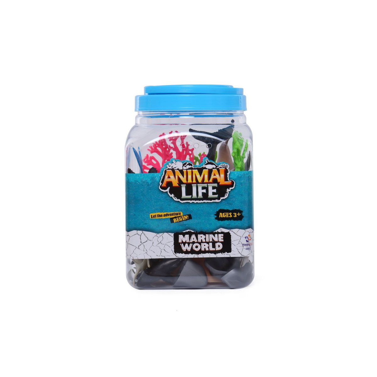 ANIMAL LIFE - Balde de Animales Oceano 22 Pzas