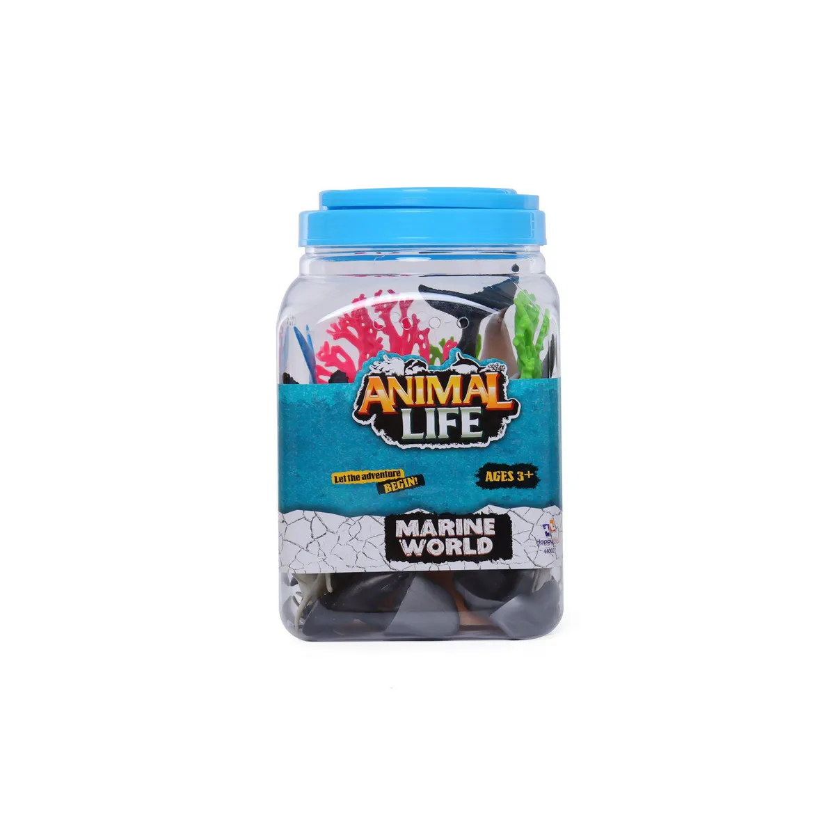 ANIMAL LIFE - Balde de Animales Oceano 22 Pzas