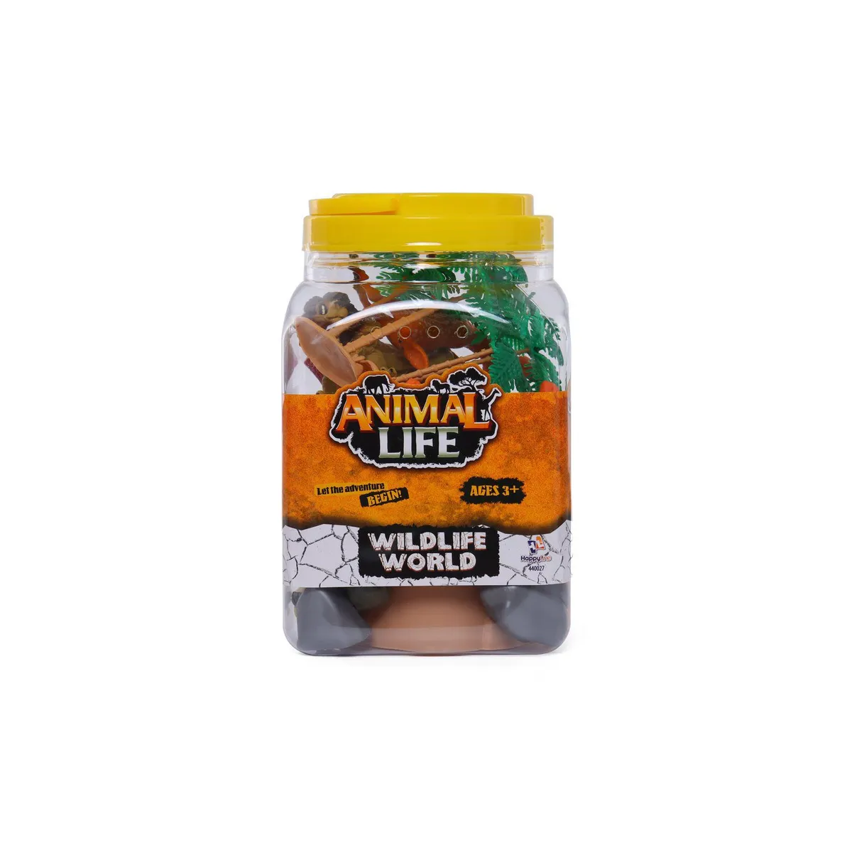ANIMAL LIFE - Balde de Animales Selva 22 Pzas