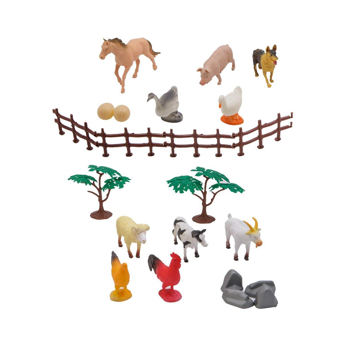 ANIMAL LIFE - Balde de Animales Granja 22 Pzas