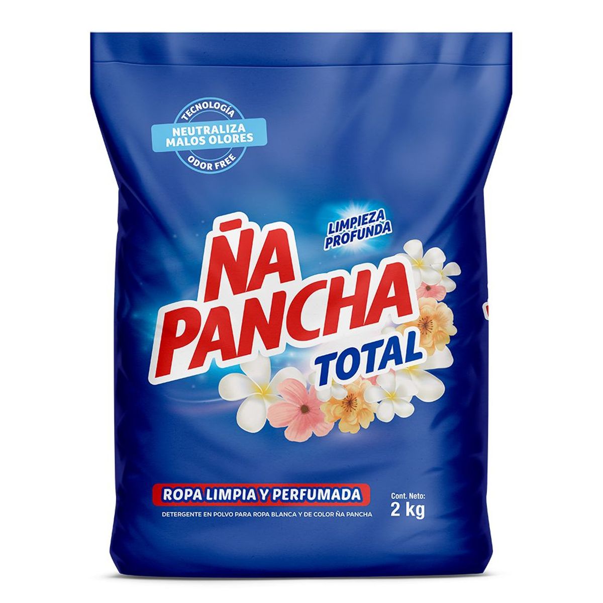 NA PANCHA - Detergente en Polvo Ña Pancha Floral Bolsa 2 Kg