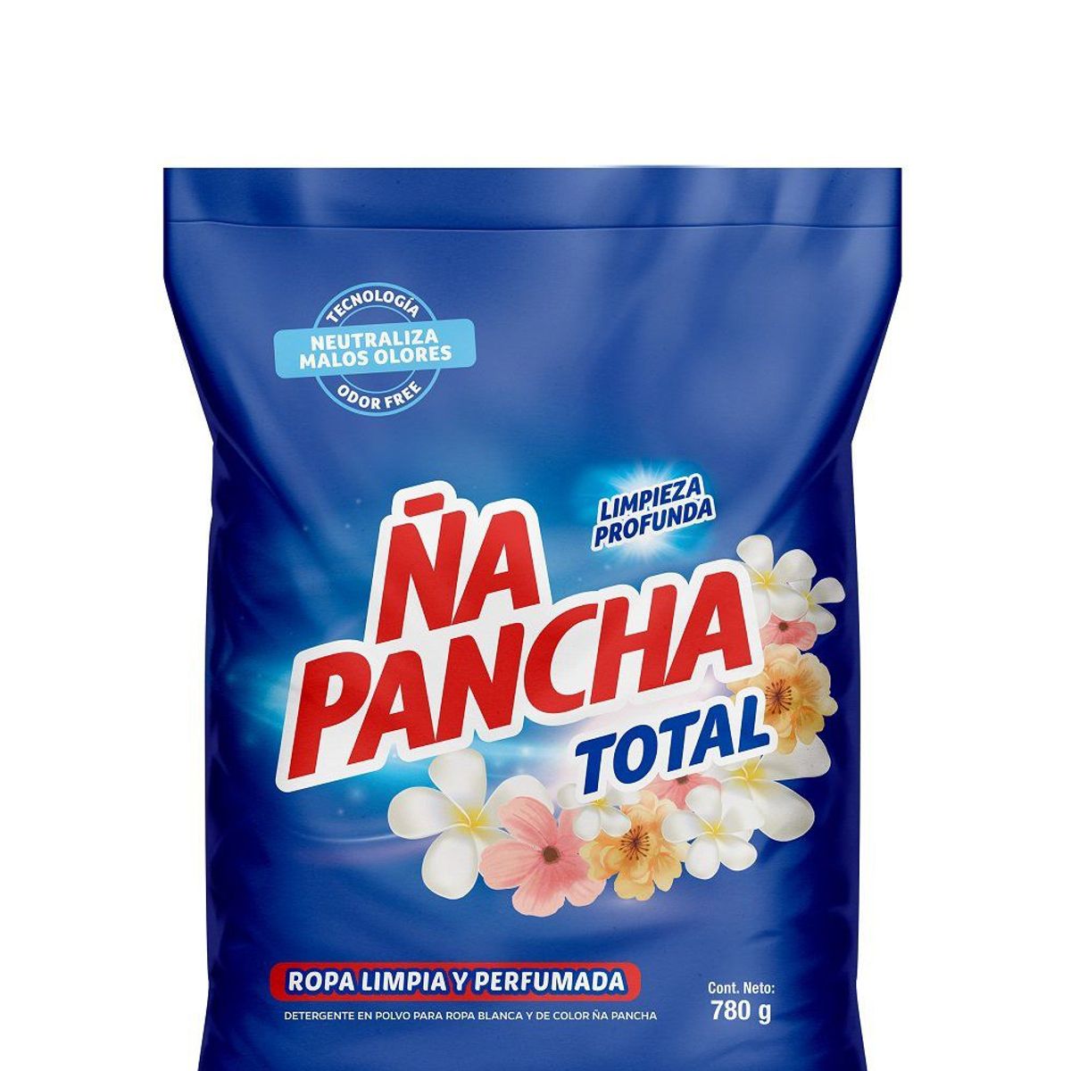 NA PANCHA - Detergente en Polvo Ña Pancha Floral Bolsa 780 g