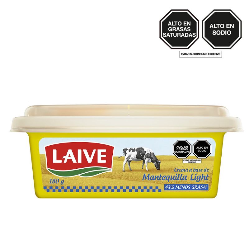 LAIVE - Crema de Mantequilla Light 180 g