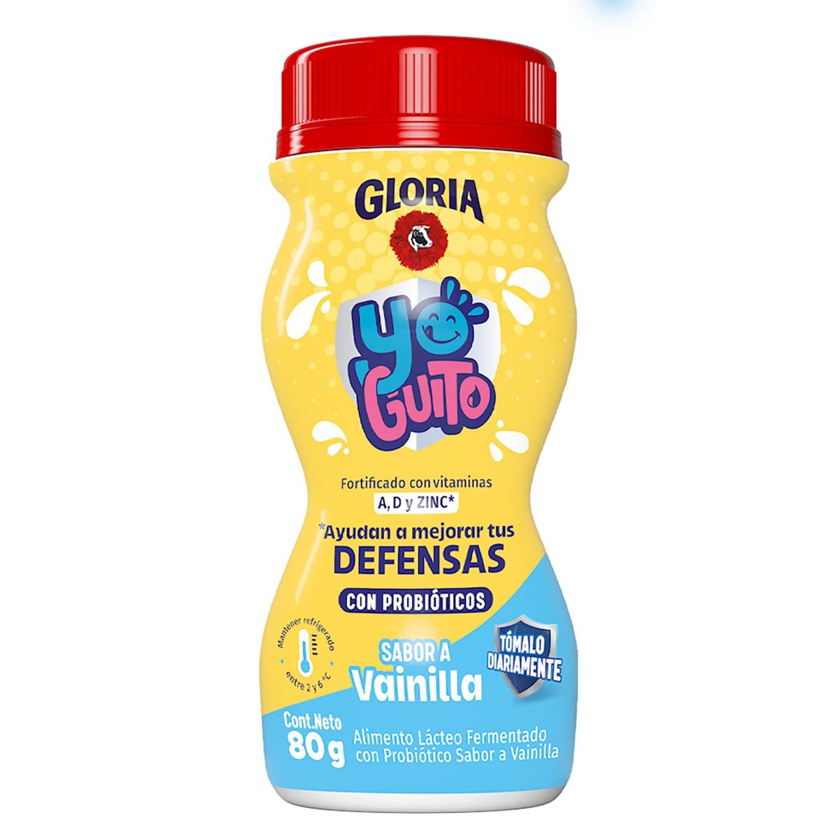 GLORIA - Yogurt Gloria Yoguito Vainilla Botella 80 g