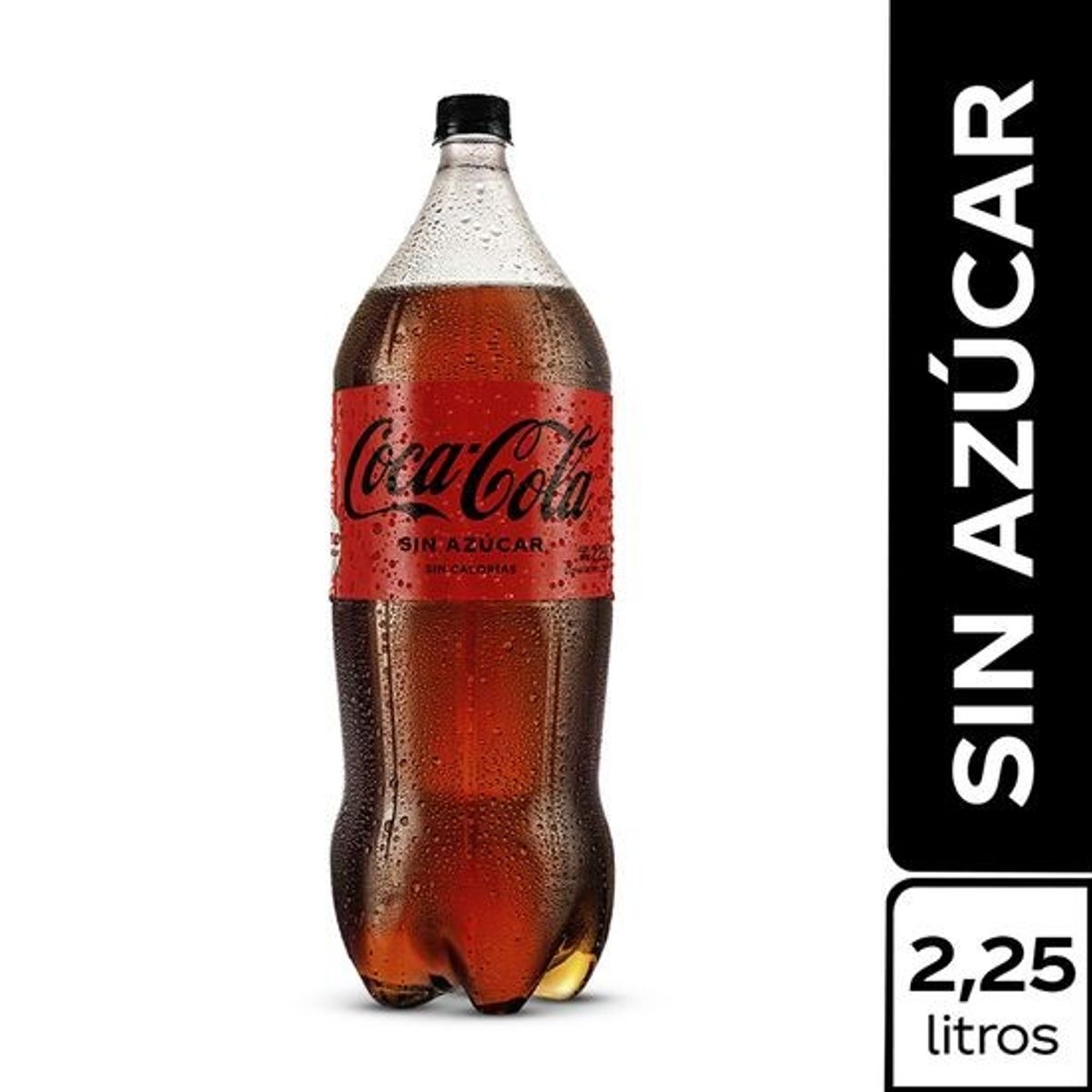 COCA COLA - Gaseosa Coca Cola Sin Azúcar Botella 2.5 L