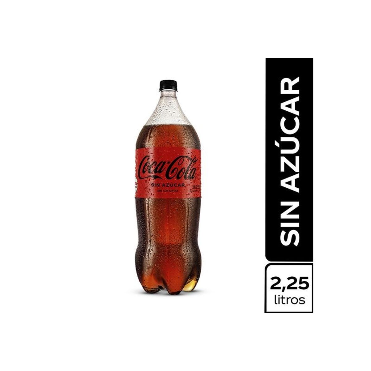 COCA COLA - Gaseosa Coca Cola Sin Azúcar Botella 2.5 L