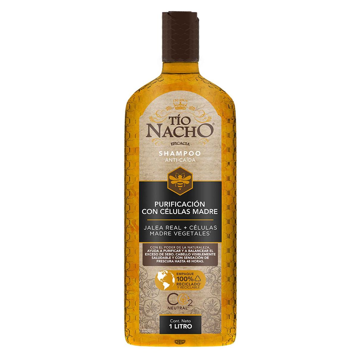 TÍO NACHO - Shampoo Tio Nacho Purificación Celular Botella 1 L