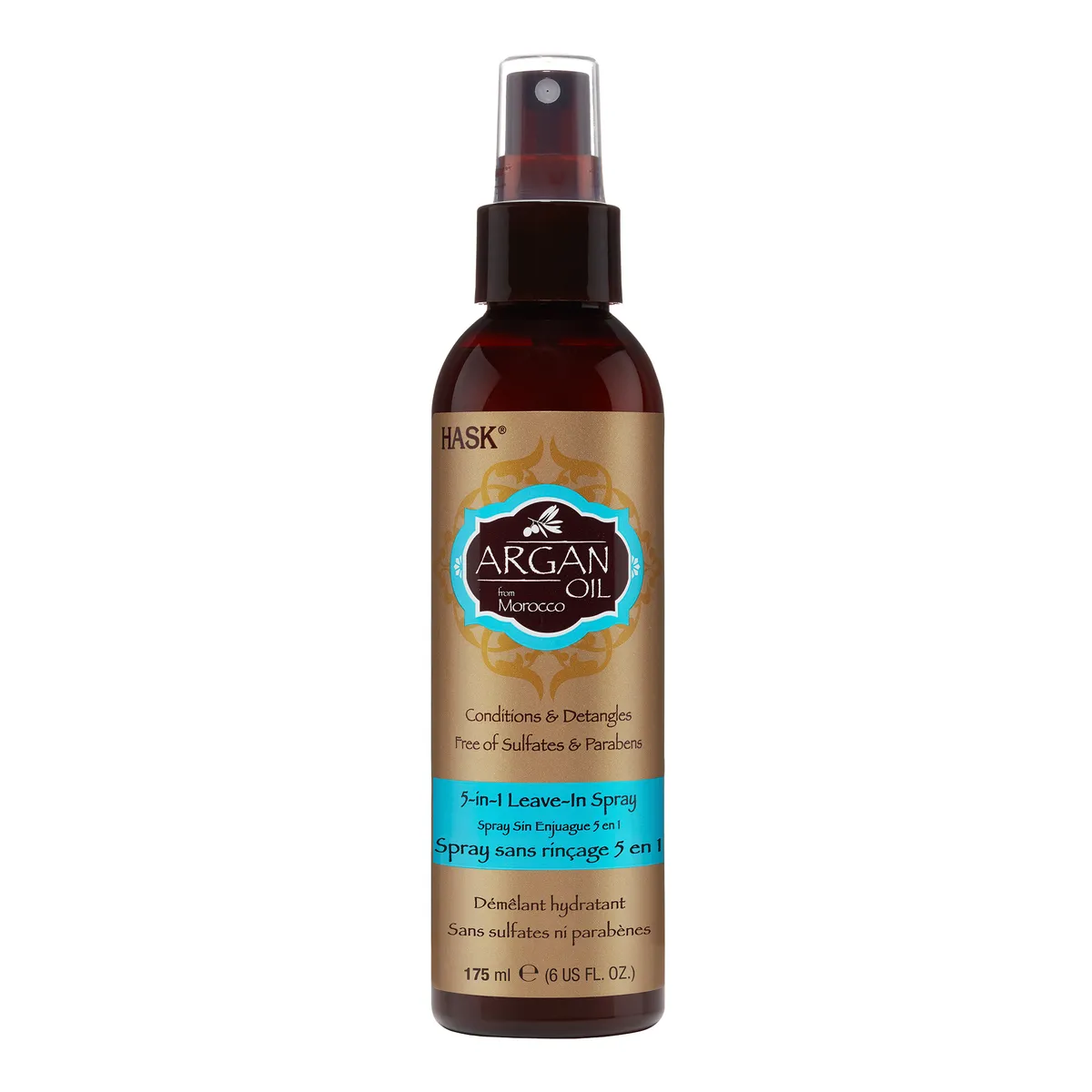 HASK - Spray Sin Enjuague 5 en 1 Hask Argan Envase 175 mL