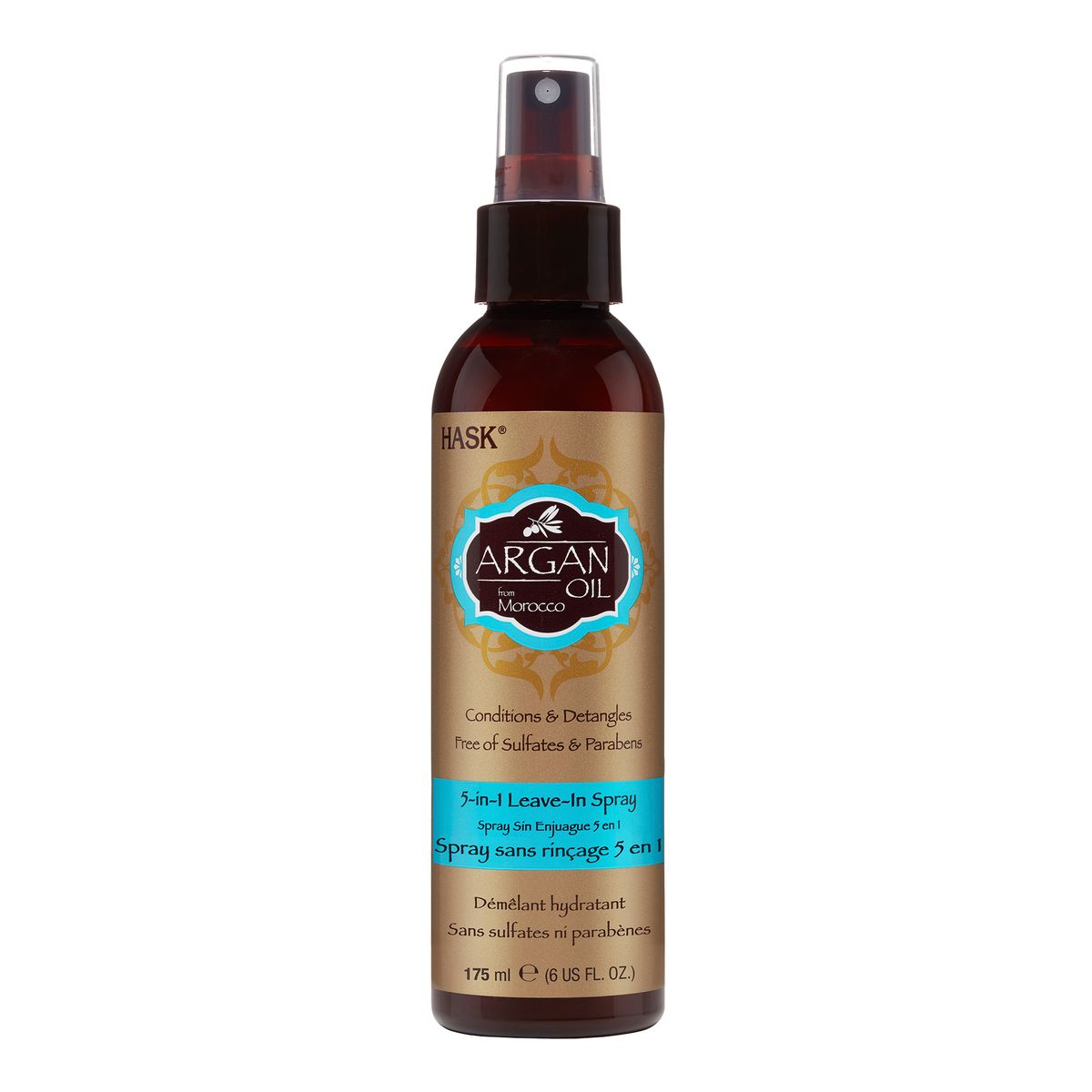HASK - Spray Sin Enjuague 5 en 1 Hask Argan Envase 175 mL