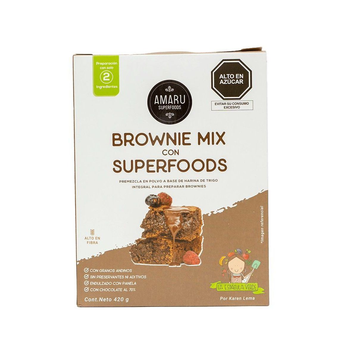 AMARU SUPERFOODS - Brownie Mi Amaru Superfoods 420 g