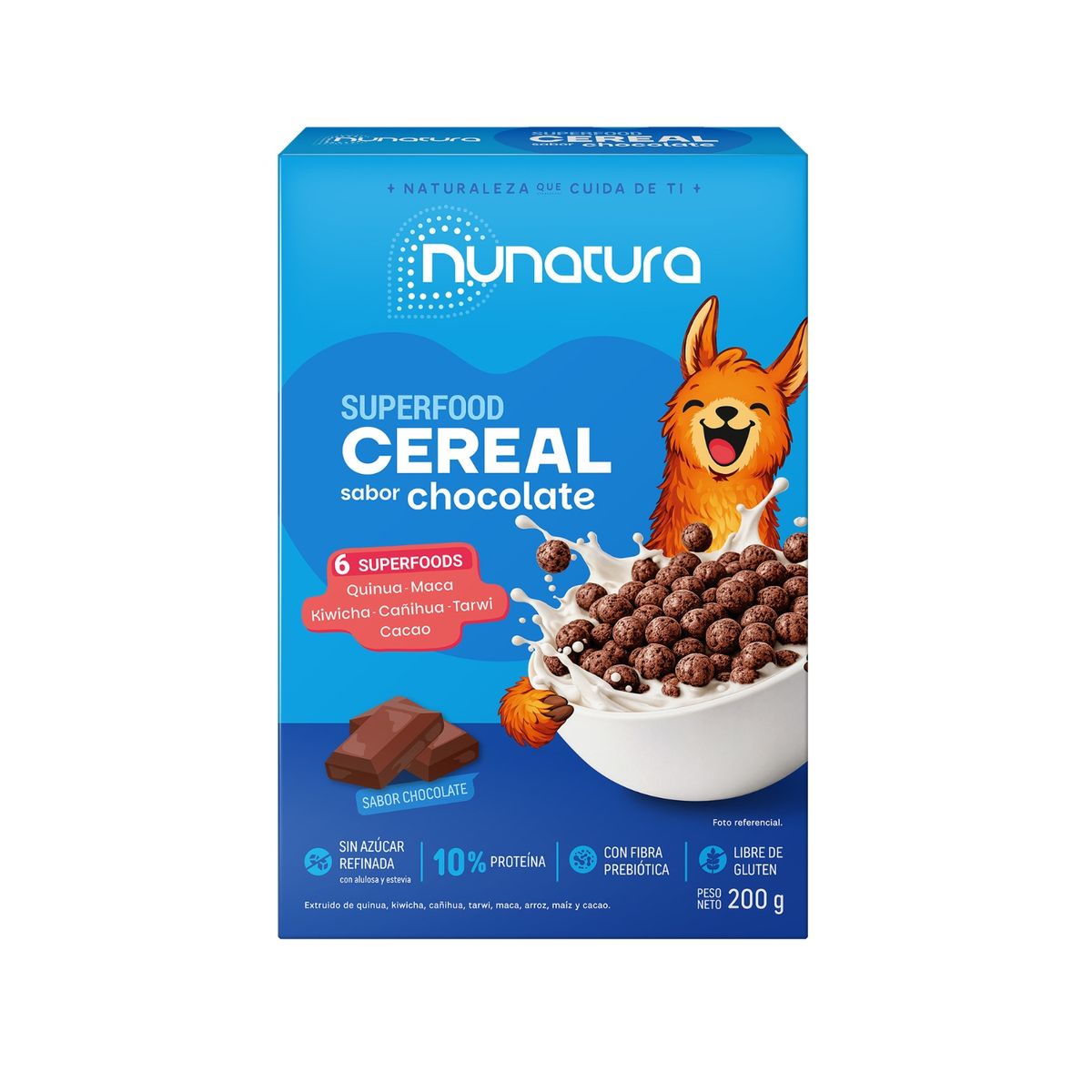 NUNATURA - Cereal Nunatura Andean Crunch Cacao Caja 200 g