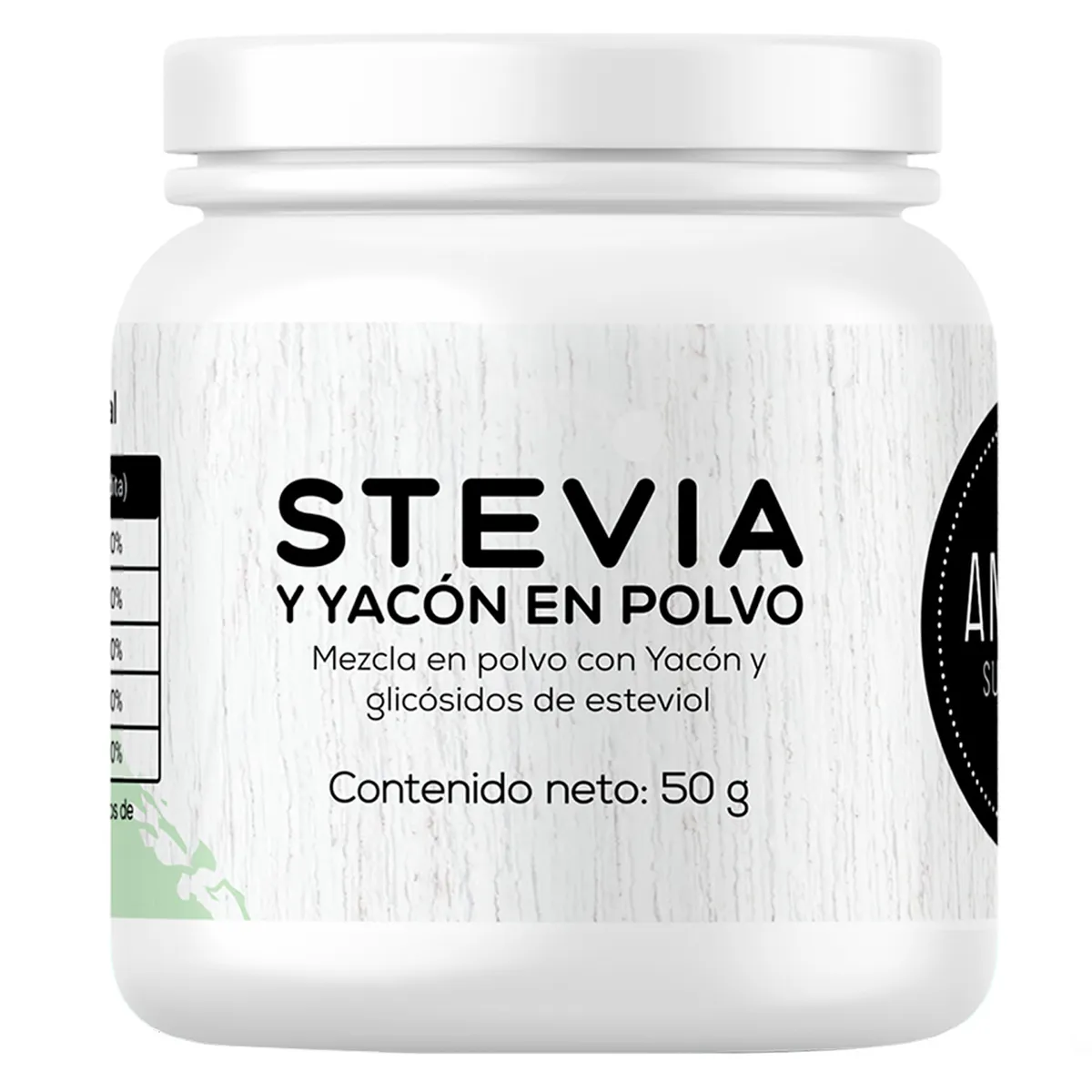 AMARU SUPERFOODS - Stevia Amaru Superfoods con Yacón Envase 50 g