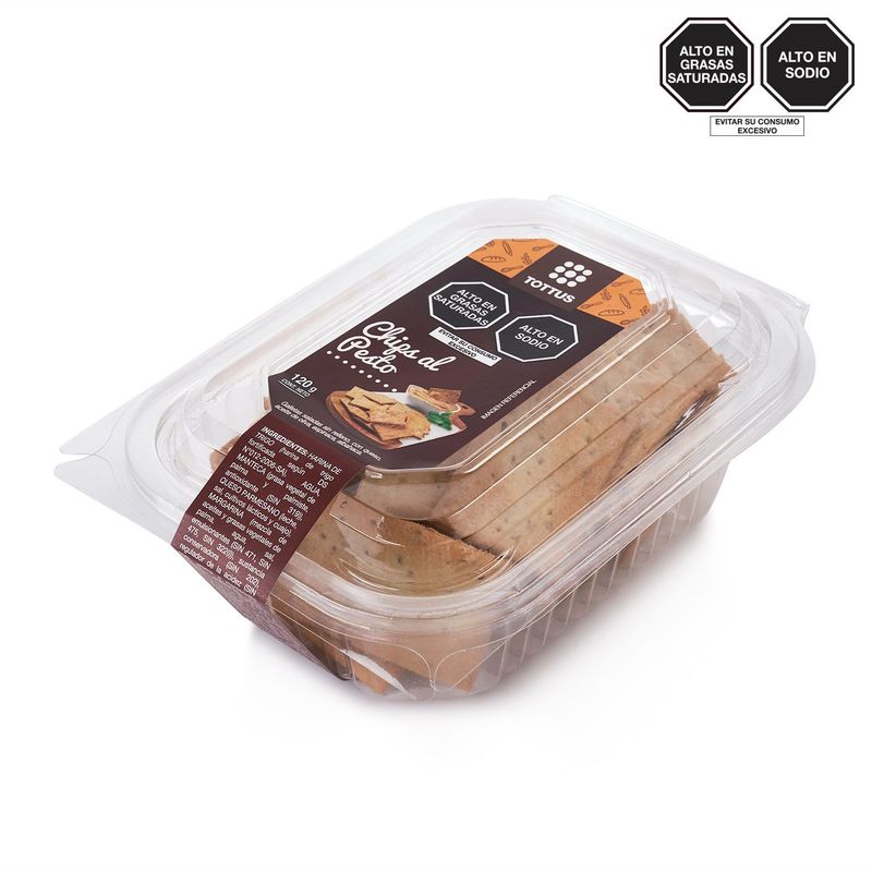 TOTTUS - Chips de Pesto Tottus Empaque 120 g