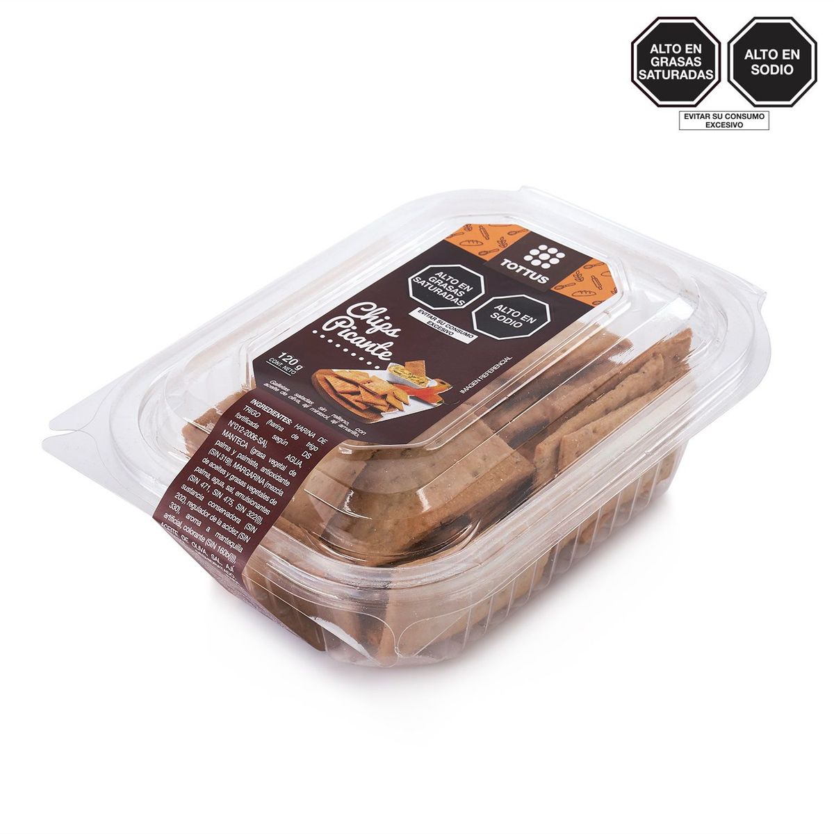 TOTTUS - Chips Picante x 120 g