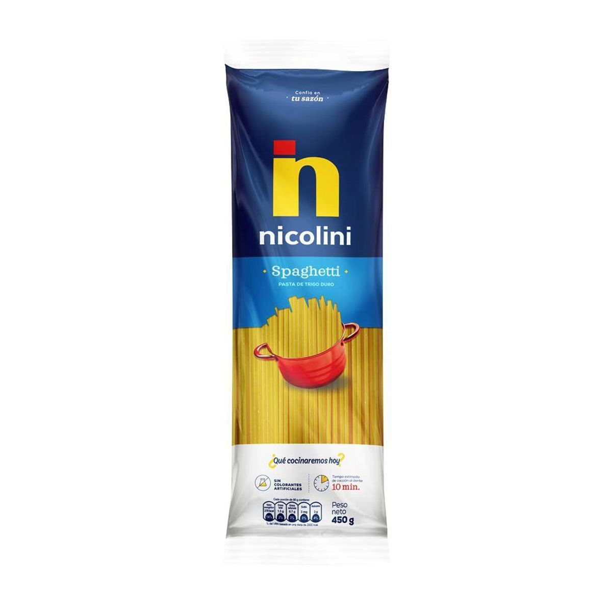 NICOLINI - Fideos Nicolini Fideos Spaghetti 450 g