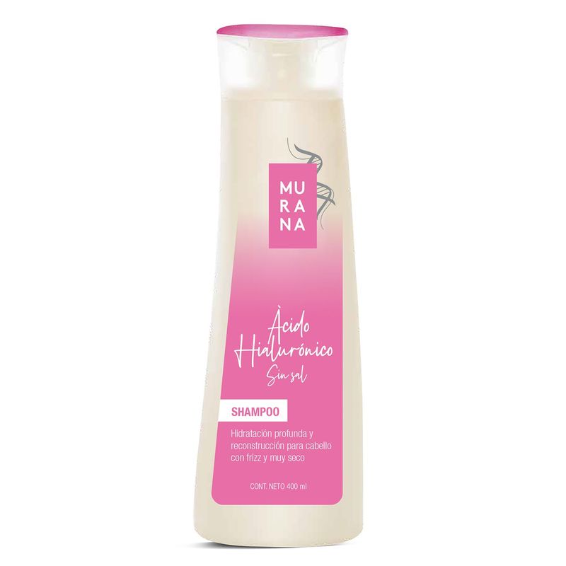 MURANA - Shampoo Murana Ácido Hialurónico Sin Sal Botella 400 mL