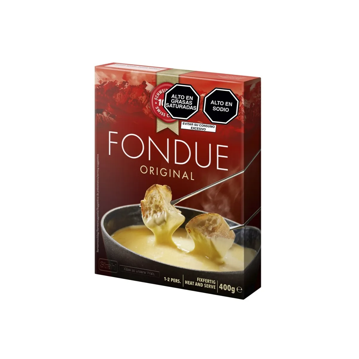 STRAHL KASE AG - Fondue Original Strahl Kase Ag Caja 400 g