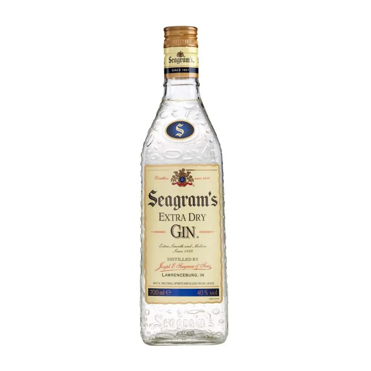 SEAGRAMS - Gin Seagrams Extra Dry Botella 750 mL