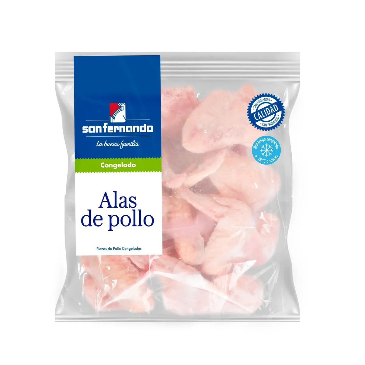 SAN FERNANDO - Alitas De Pollo Congeladas San Fernando
